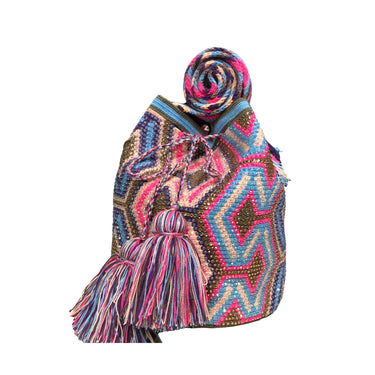 Authentic Mochila Wayuu with Rhinestones Ref: 001522